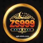 ZS999 Game casino style image with slot machines, roulette wheel, poker chips, gold coins, and jackpot theme