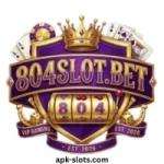 804 Slot Game mobile app showing online slot games and real money rewards