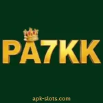 PA7KK Game mobile app interface showing multiple games, deposit and withdrawal options, and daily bonuses for users.