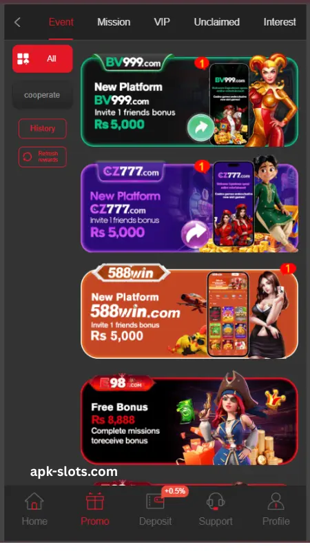 Bonuses and Rewards E 98 Game